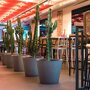 Pottery Pots Natural Bucket ronde plantenbak grijs